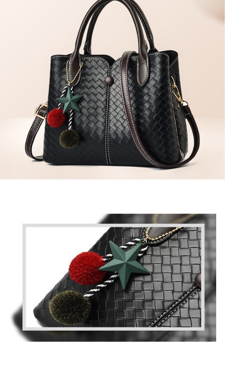 Autumn And Winter Fashion Handbag Women Simple Commuter Messenger Bag - Topezmart
