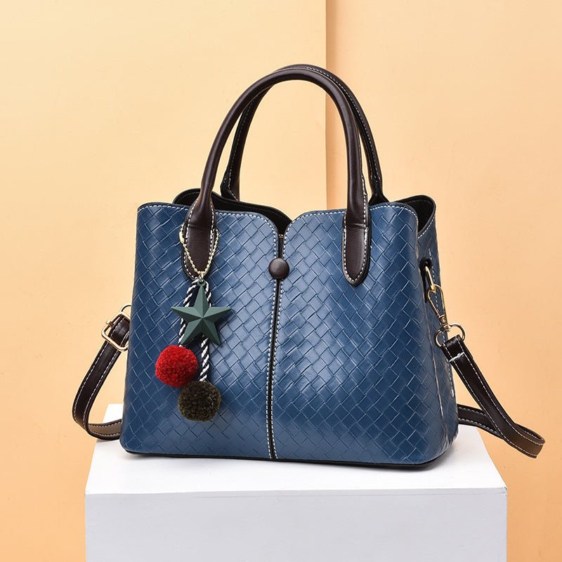 Autumn And Winter Fashion Handbag Women Simple Commuter Messenger Bag - Topezmart