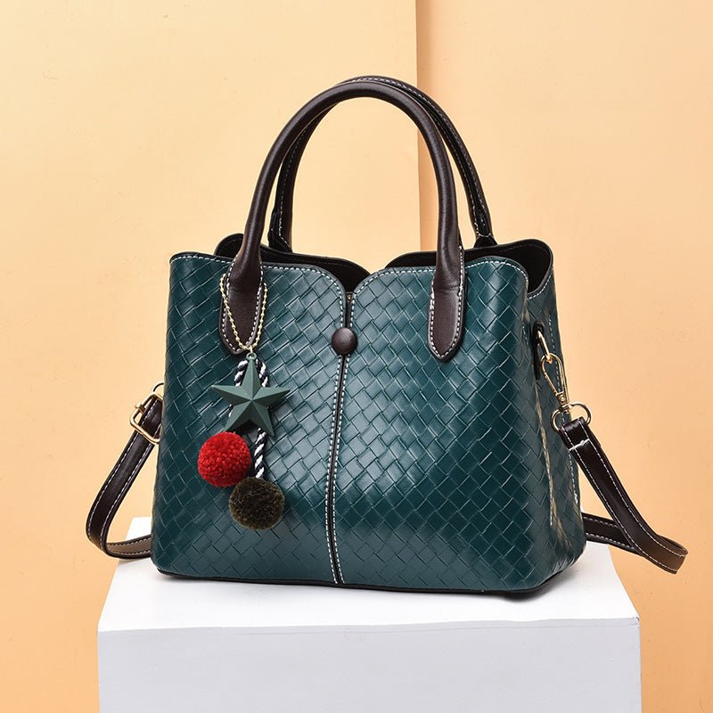 Autumn And Winter Fashion Handbag Women Simple Commuter Messenger Bag - Topezmart