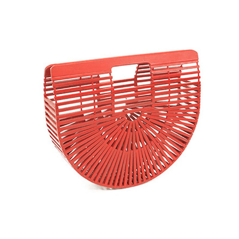 Bamboo Woven Bag Rattan Creative Beach Handbag Women - Topezmart