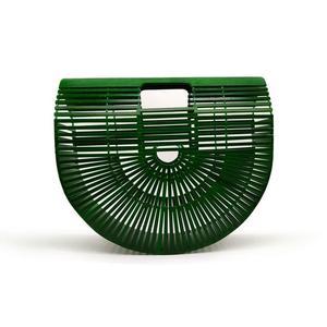 Bamboo Woven Bag Rattan Creative Beach Handbag Women - Topezmart