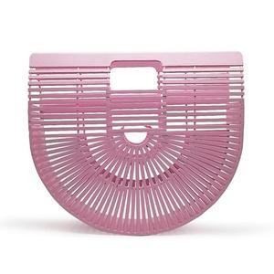 Bamboo Woven Bag Rattan Creative Beach Handbag Women - Topezmart