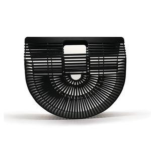 Bamboo Woven Bag Rattan Creative Beach Handbag Women - Topezmart