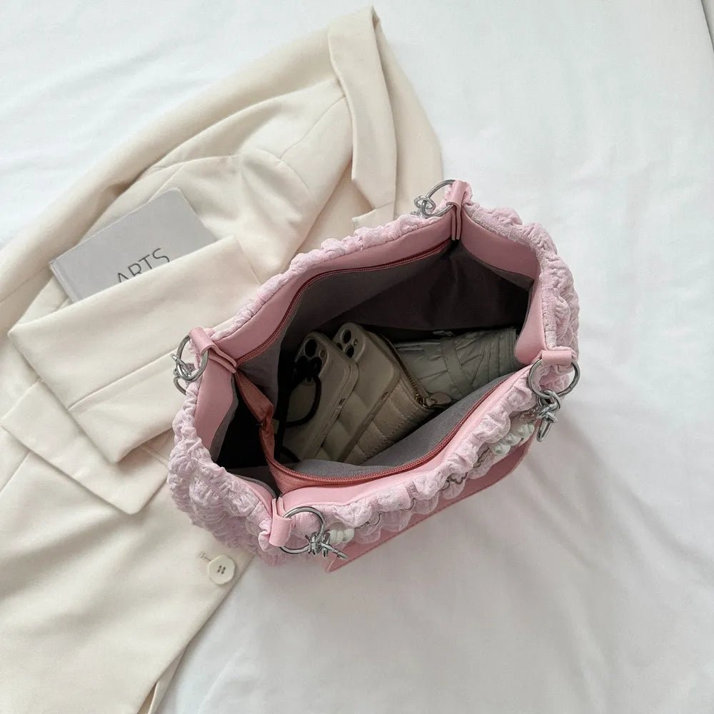Bubble Textured Tote Bag - Topezmart