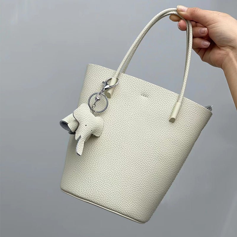 Cowhide Niche Design High - end Small Handbag Women - Topezmart