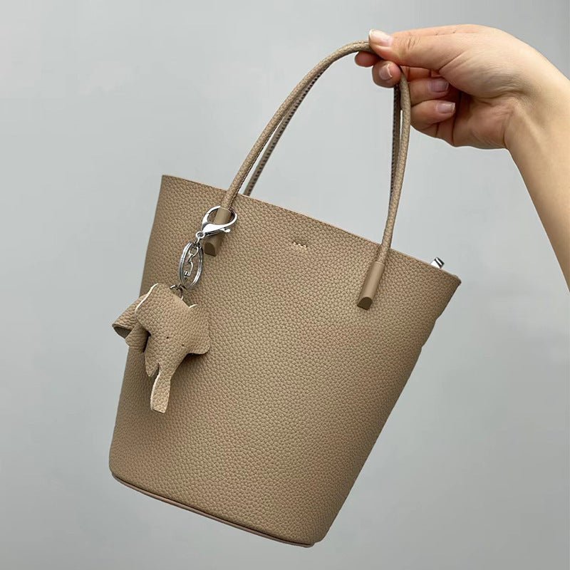 Cowhide Niche Design High - end Small Handbag Women - Topezmart