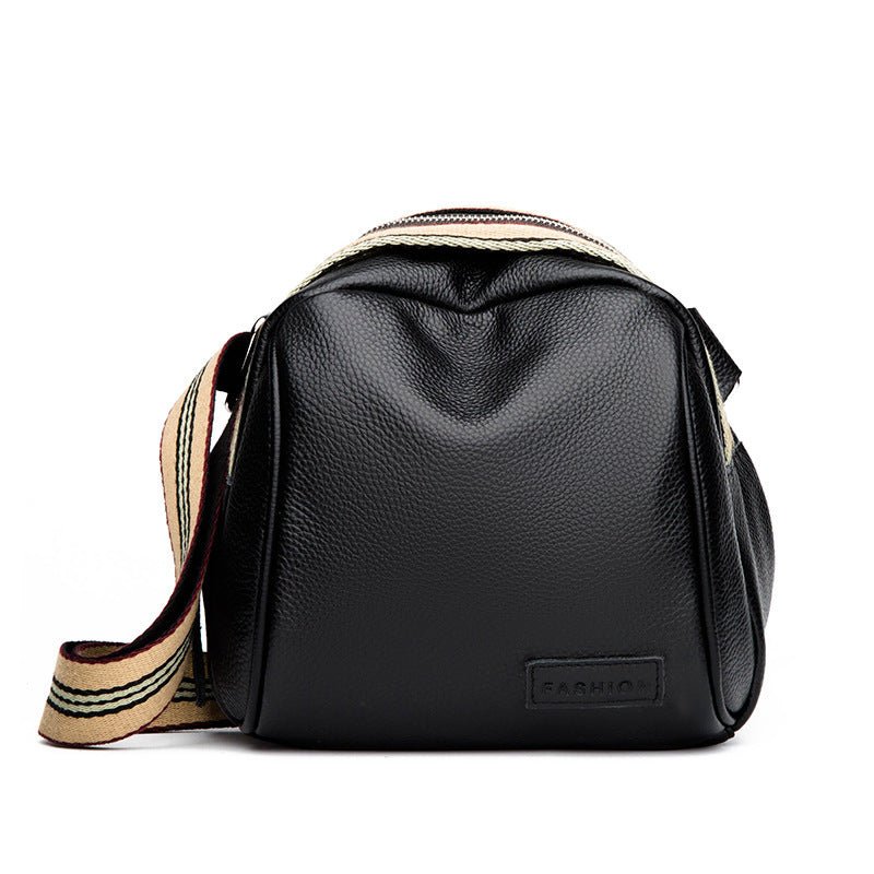 Cowhide Saddle Bags For Lady Brand Women Handbag Genuine - Topezmart