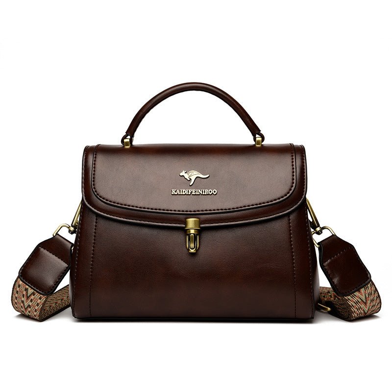 Fashionable Women's Textured Crossbody Handbag - Topezmart