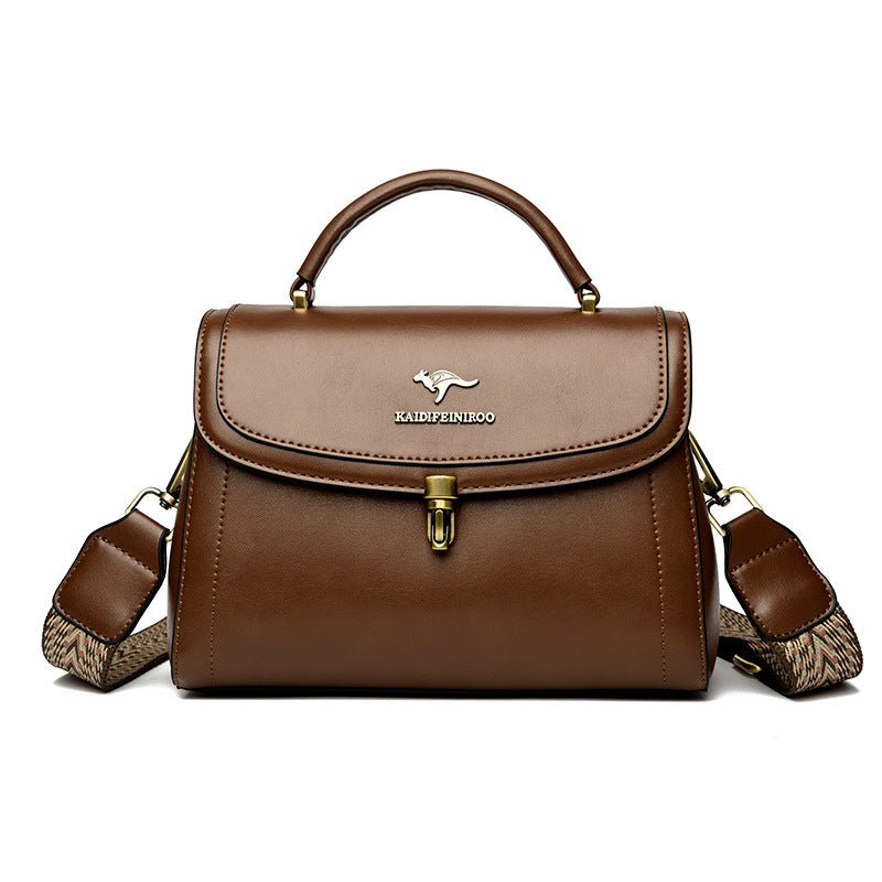 Fashionable Women's Textured Crossbody Handbag - Topezmart