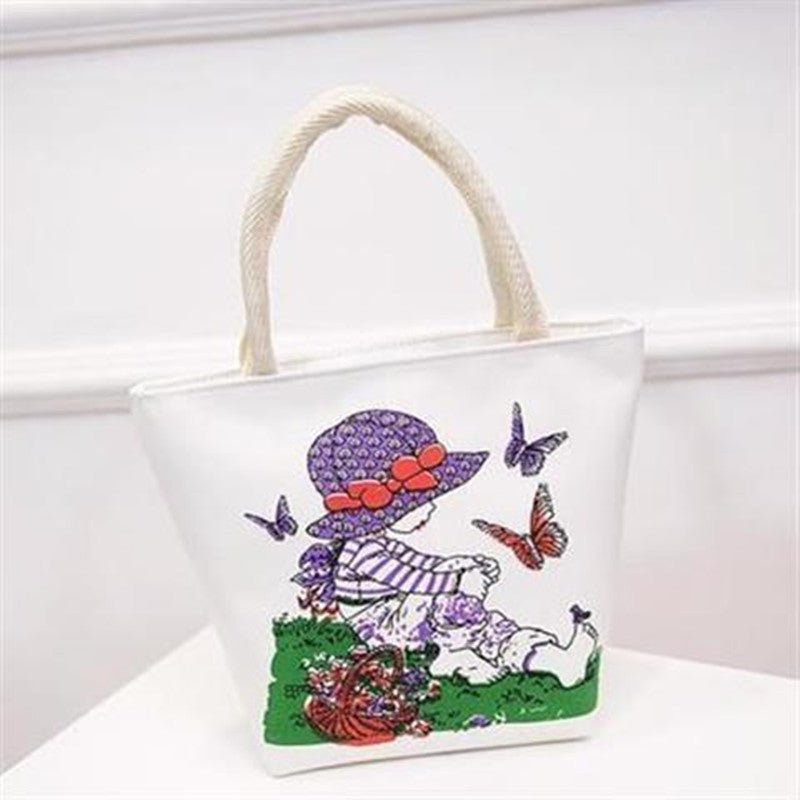 Hand - Held Large - Capacity Canvas Bag Handbag Women - Topezmart