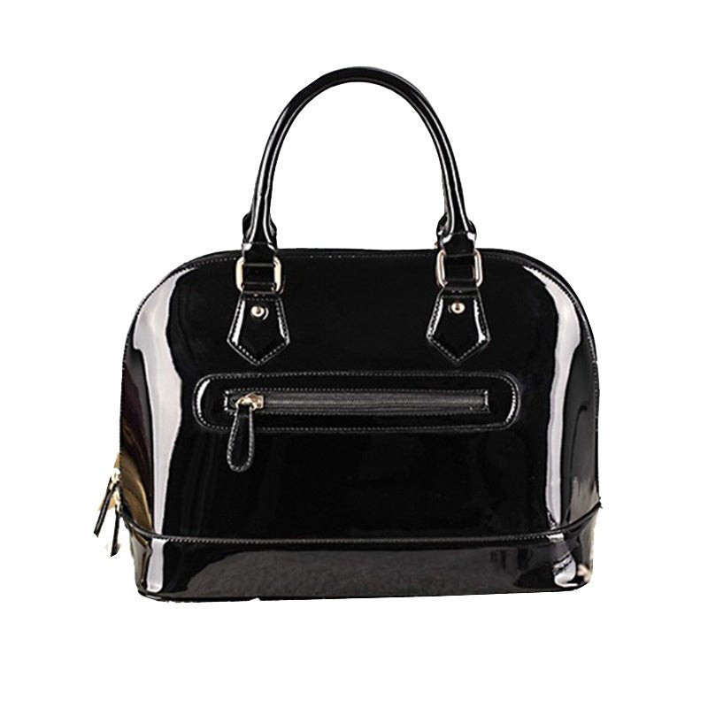 High - grade Patent Leather Shiny Shell Bag All - match One - shoulder Messenger Women's Wedding Handbag Women - Topezmart