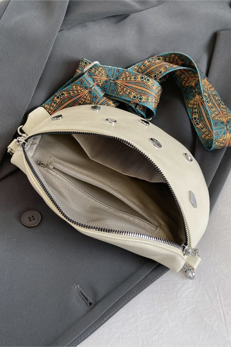 PU Leather Sling Bag - Topezmart