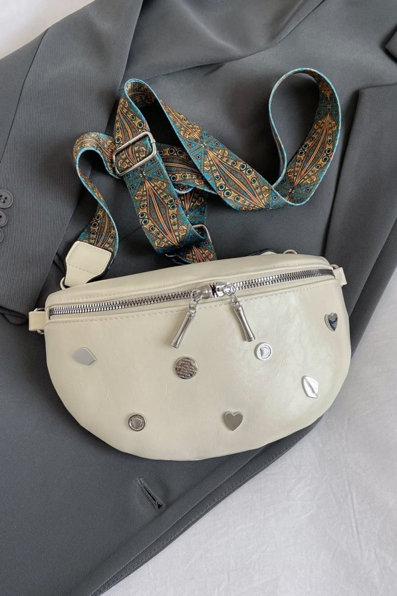 PU Leather Sling Bag - Topezmart
