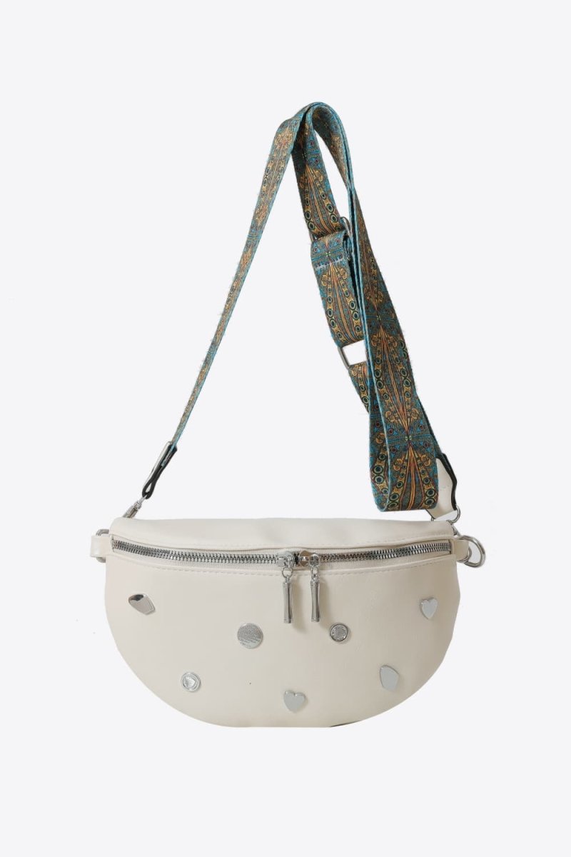PU Leather Sling Bag - Topezmart