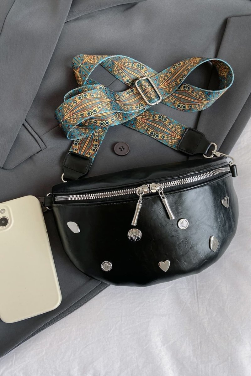 PU Leather Sling Bag - Topezmart