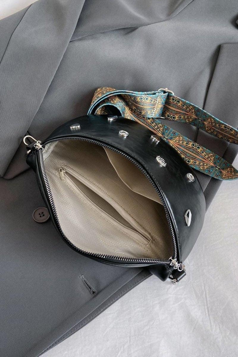 PU Leather Sling Bag - Topezmart