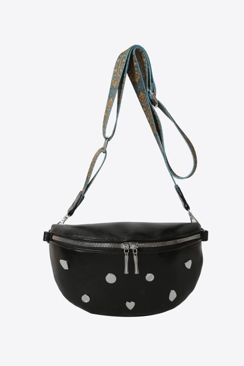 PU Leather Sling Bag - Topezmart