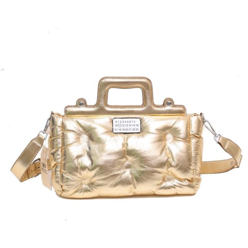 Space Cotton Bag Down Handbag Large Capacity Portable Cross - body Bag For Women - Topezmart