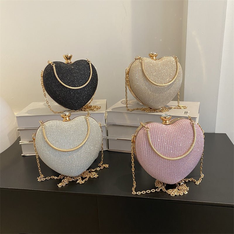 TopezMart™ Limited Edition Heart Shape luxury Clutch Bag Women - Topezmart