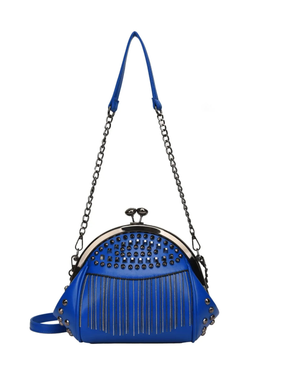 TopezMart™ Limited Edition Studded Fringe Crossbody Bag - Topezmart