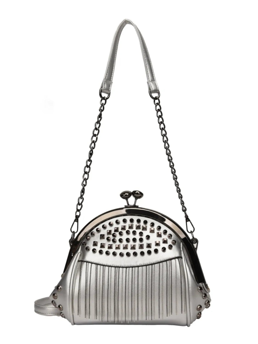 TopezMart™ Limited Edition Studded Fringe Crossbody Bag - Topezmart