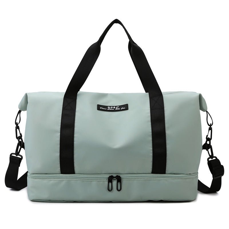 TopezMart™ Premium Large Capacity Travel Duffle Bag With Shoes Compartment Portable Sports Gym Fitness Waterfproof Shoulder Bag Weekender Overnight Handbag Women - Topezmart