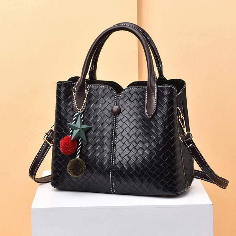 Autumn And Winter Fashion Handbag Women Simple Commuter Messenger Bag - Topezmart