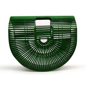 Bamboo Woven Bag Rattan Creative Beach Handbag Women - Topezmart