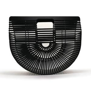 Bamboo Woven Bag Rattan Creative Beach Handbag Women - Topezmart