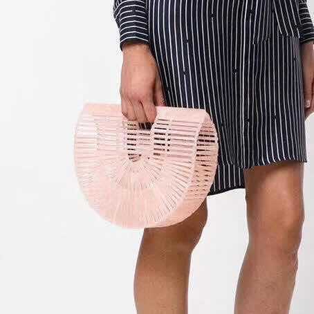 Bamboo Woven Bag Rattan Creative Beach Handbag Women - Topezmart