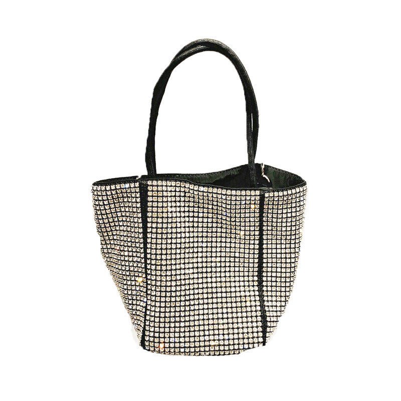 Bling Rhinestone Evening Handbag Women Luxury Fashion Diamonds Chain Shoulder Bags - Topezmart