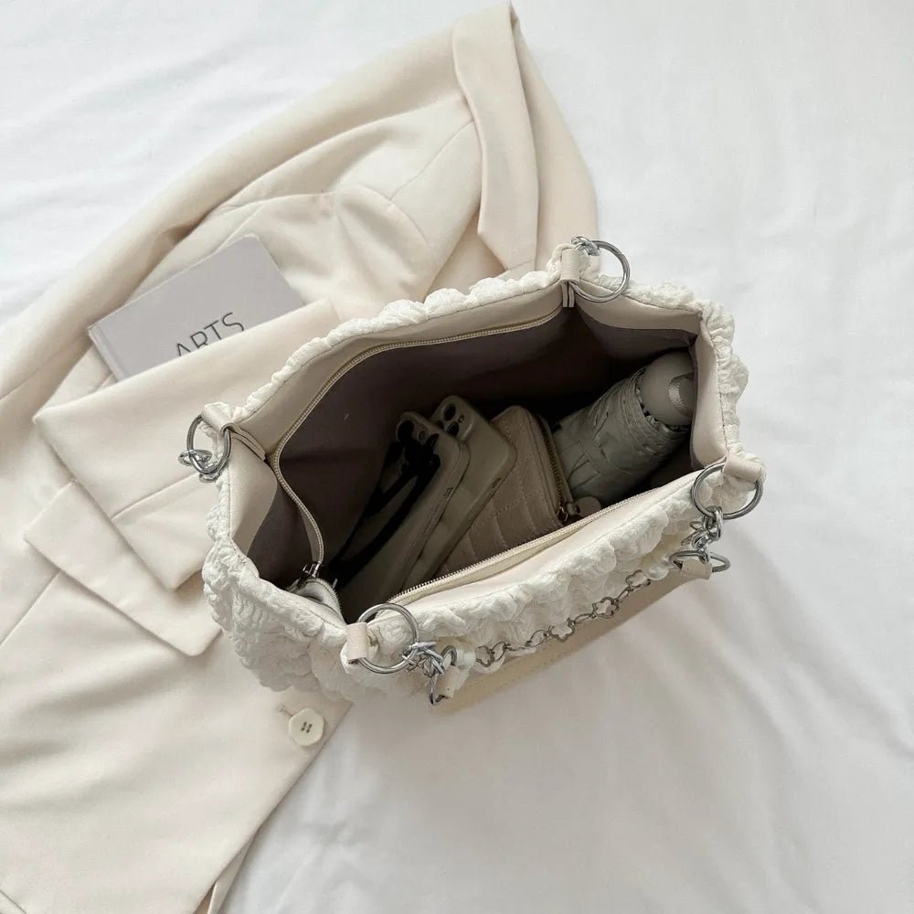 Bubble Textured Tote Bag - Topezmart