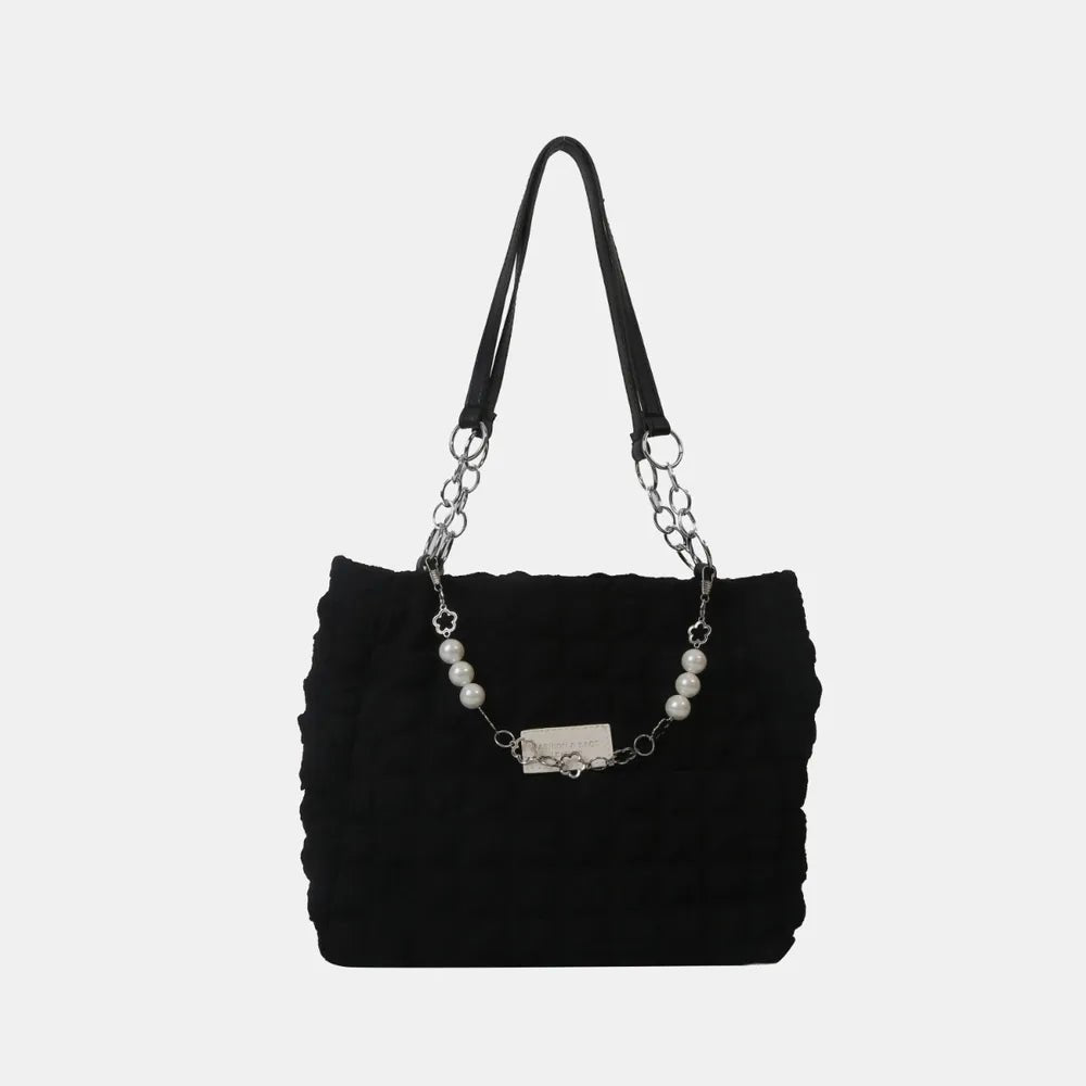 Bubble Textured Tote Bag - Topezmart
