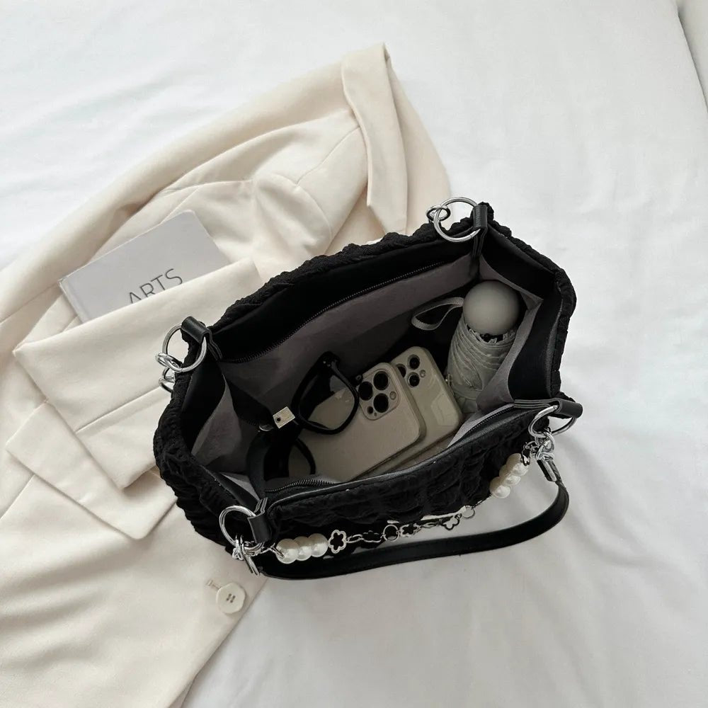 Bubble Textured Tote Bag - Topezmart