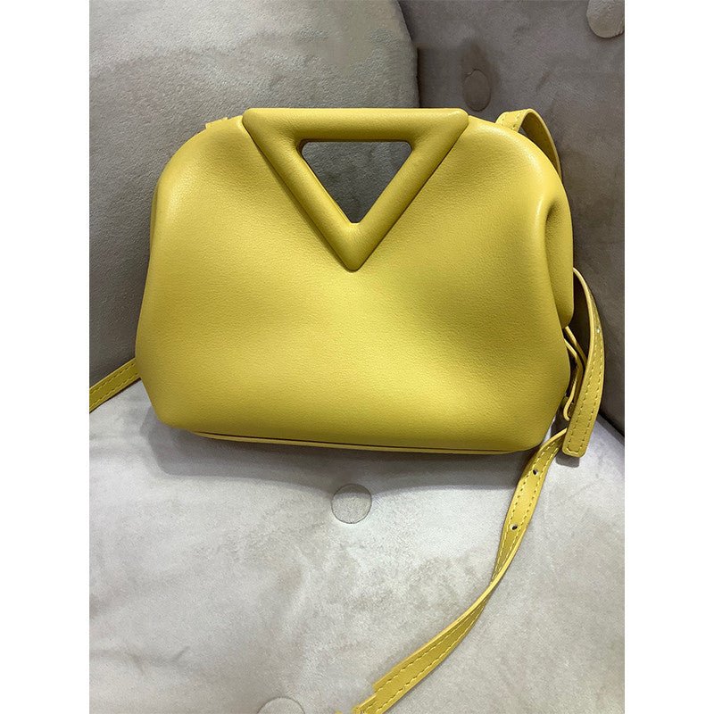 Clip Candy Color Cloud Handbag Single Shoulder Messenger Bag Women - Topezmart
