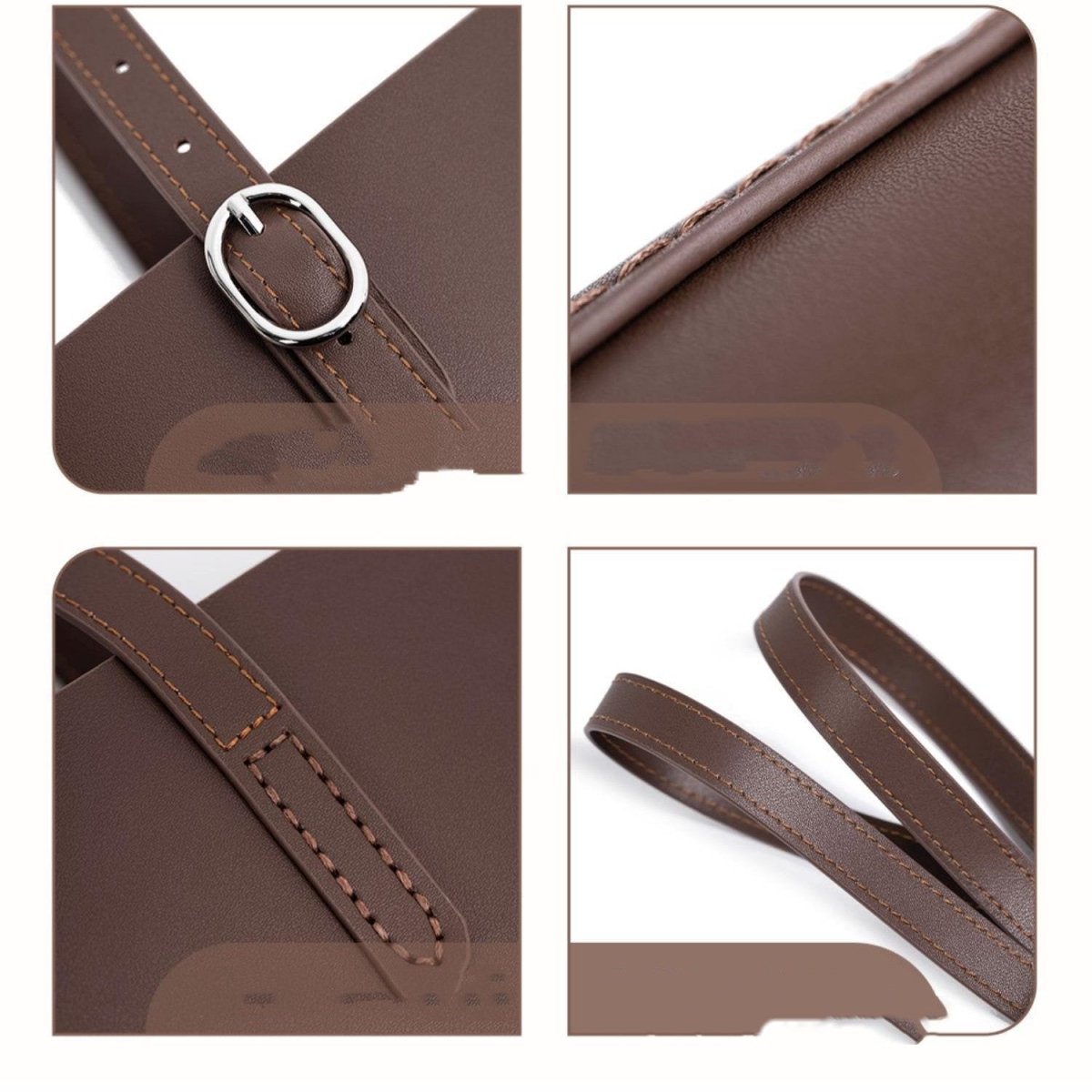 Cowhide All Match Handbag Women Handmade Diy Material Bag - Topezmart