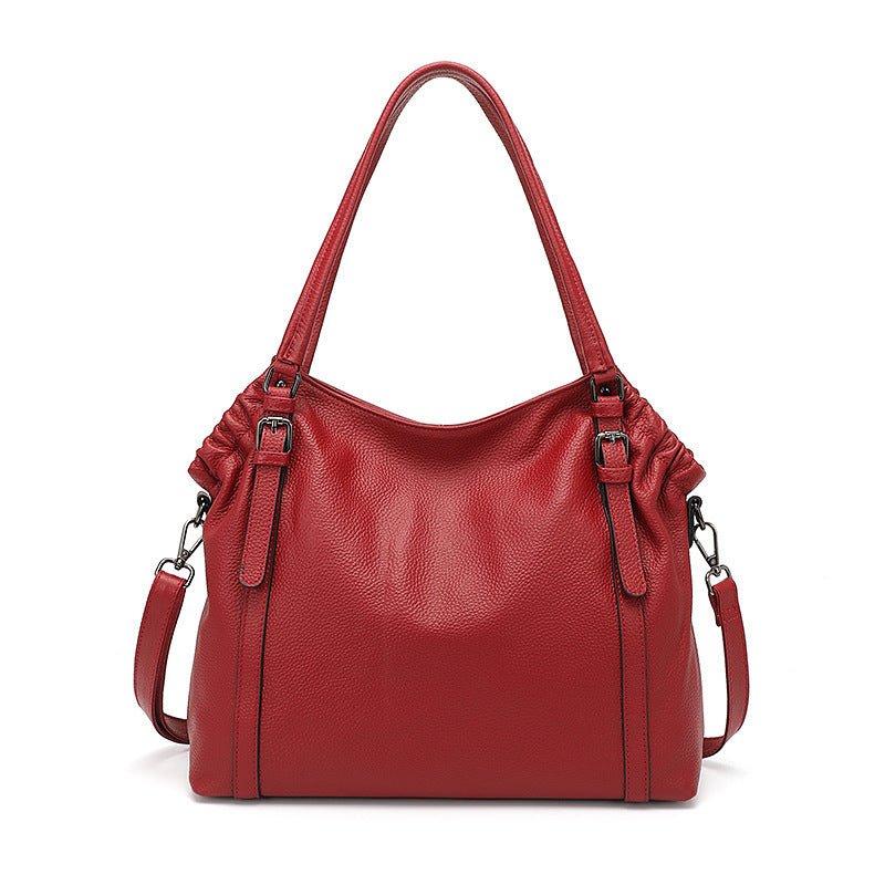 Cowhide New Style Simple Large Capacity Handbag For Women - Topezmart