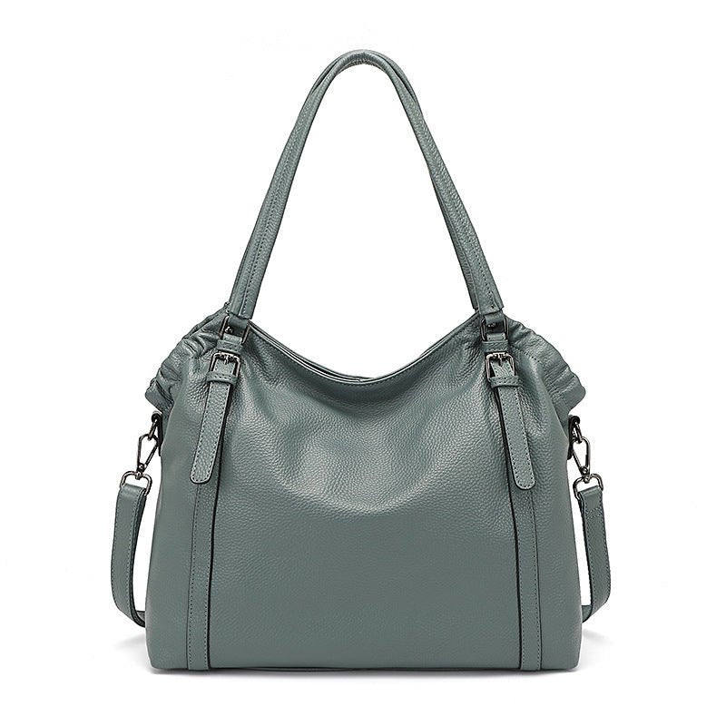 Cowhide New Style Simple Large Capacity Handbag For Women - Topezmart