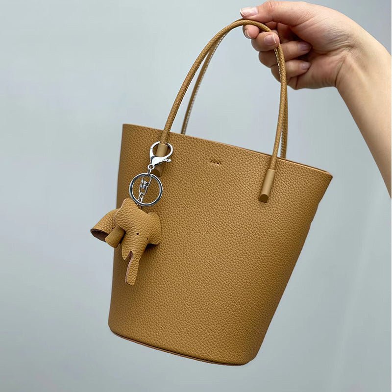 Cowhide Niche Design High - end Small Handbag Women - Topezmart