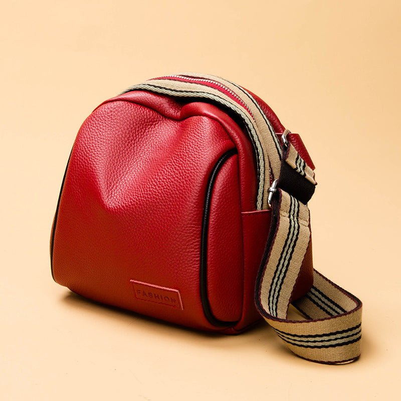 Cowhide Saddle Bags For Lady Brand Women Handbag Genuine - Topezmart