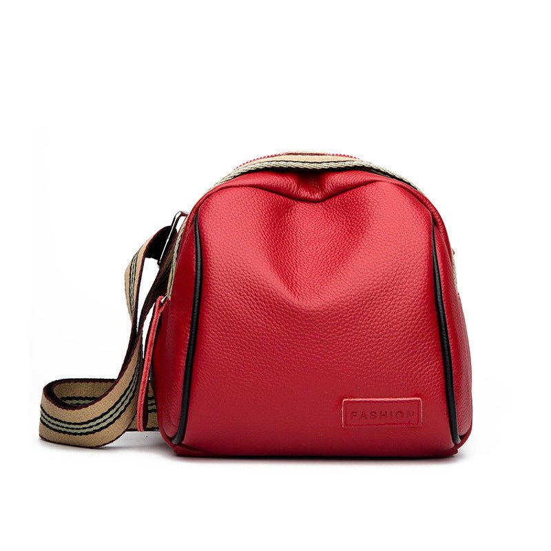 Cowhide Saddle Bags For Lady Brand Women Handbag Genuine - Topezmart