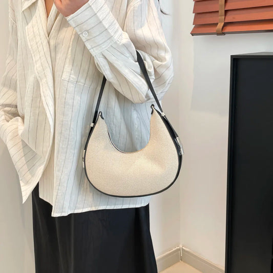 Crescent Moon Shoulder Bag - Topezmart