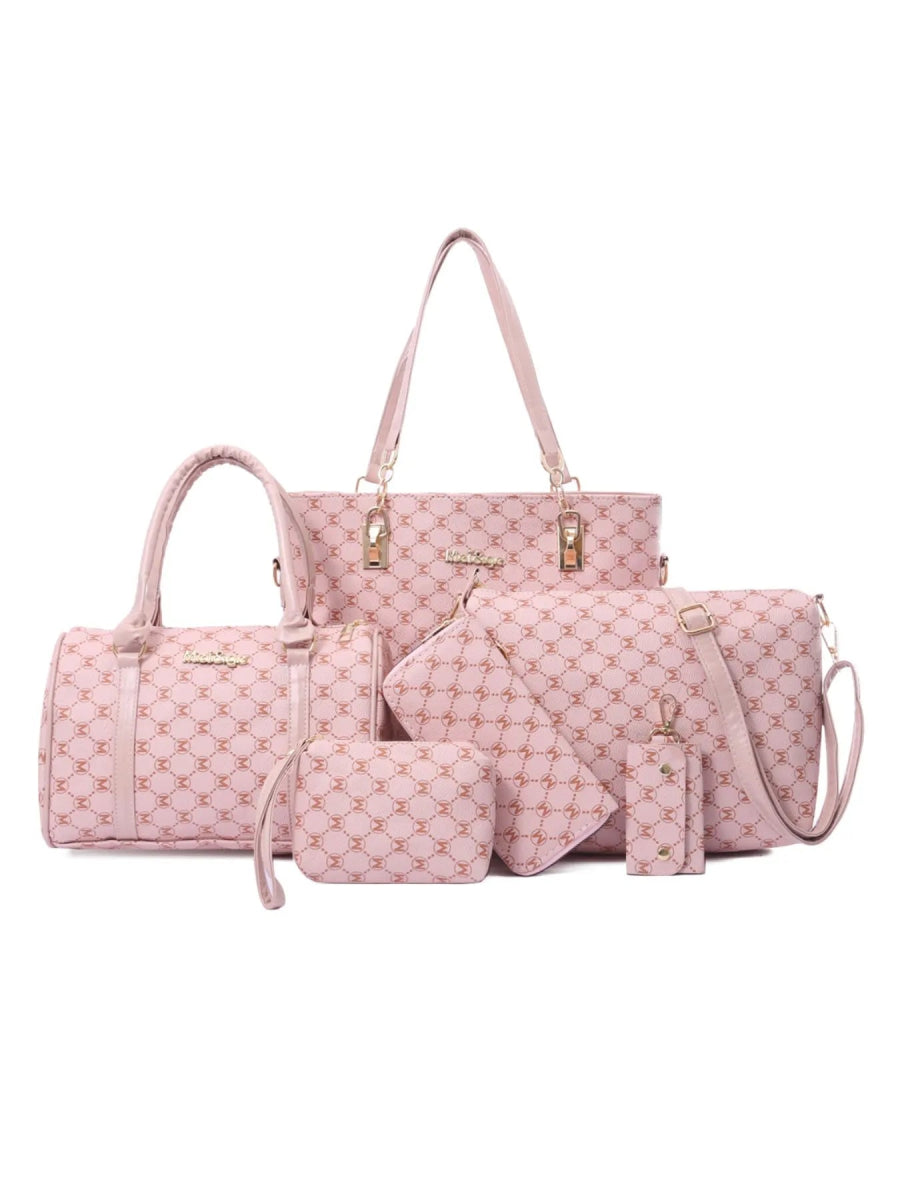 Diamond Pattern 6 - Piece Bag Set - Topezmart