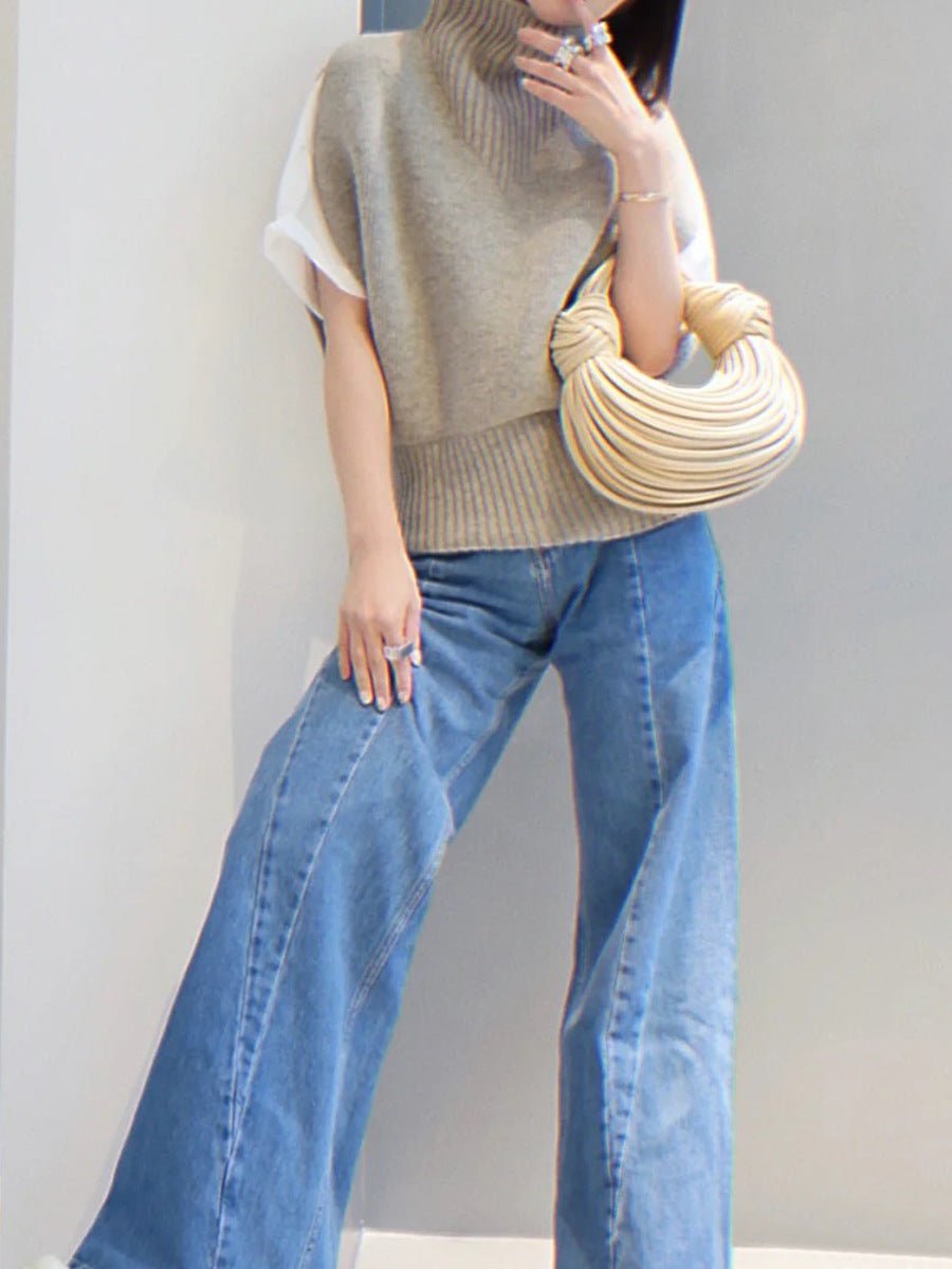Fashion All - match Line Handbag Single Shoulder Armpit Women - Topezmart