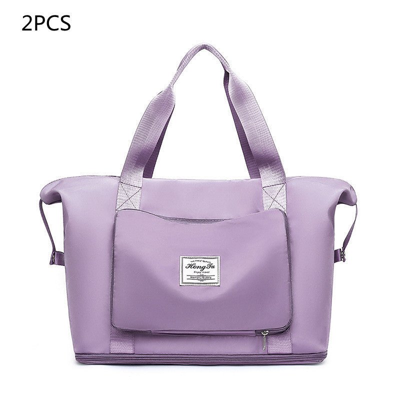 Foldable Large Capacity Women Gym Bags Shoulder Bag Women Training Travel Handle Handbag Yoga Sport Crossbody Tote Bag Women - Topezmart