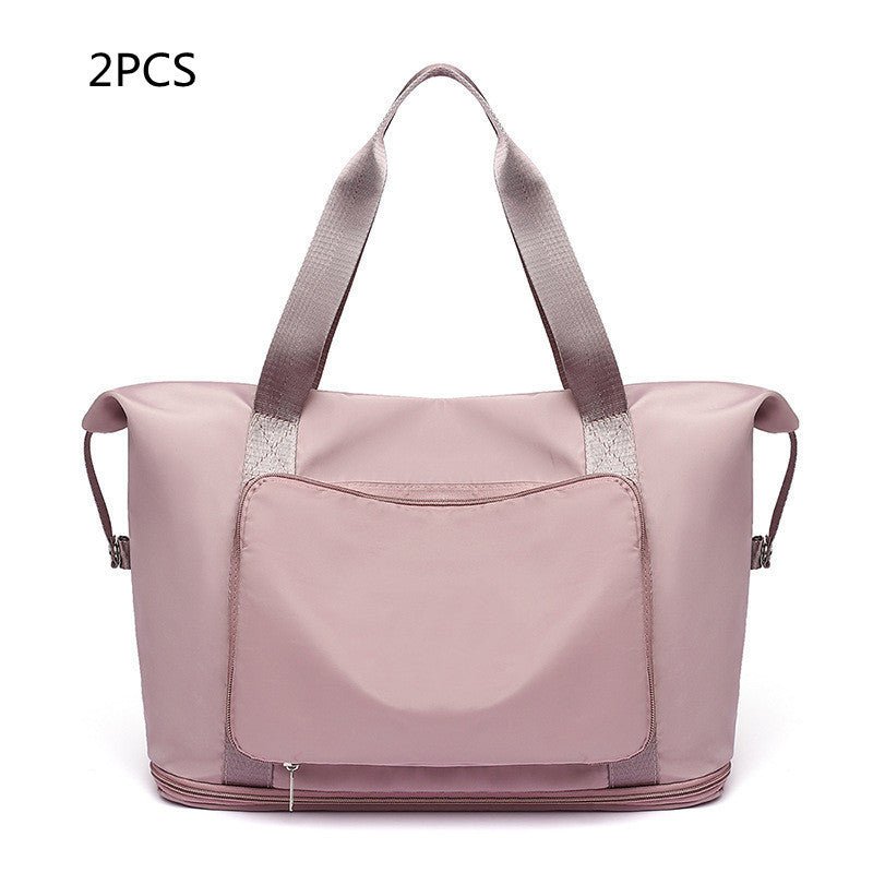 Foldable Large Capacity Women Gym Bags Shoulder Bag Women Training Travel Handle Handbag Yoga Sport Crossbody Tote Bag Women - Topezmart