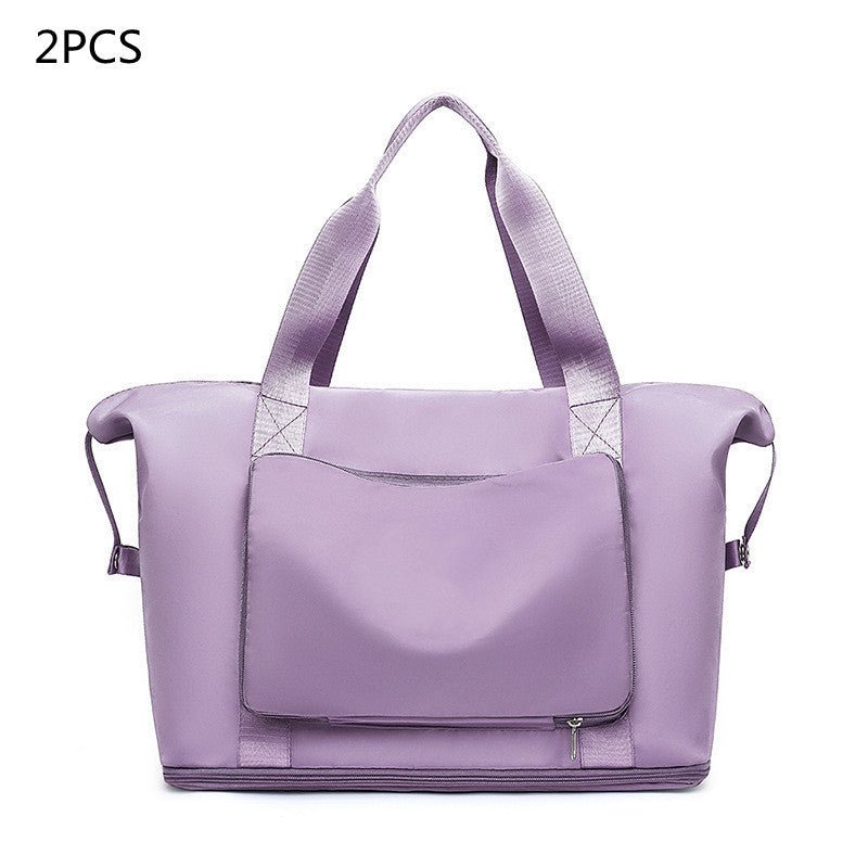 Foldable Large Capacity Women Gym Bags Shoulder Bag Women Training Travel Handle Handbag Yoga Sport Crossbody Tote Bag Women - Topezmart