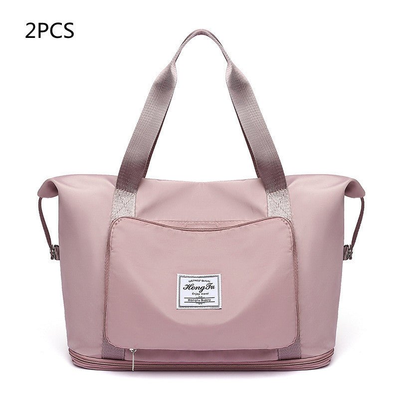 Foldable Large Capacity Women Gym Bags Shoulder Bag Women Training Travel Handle Handbag Yoga Sport Crossbody Tote Bag Women - Topezmart