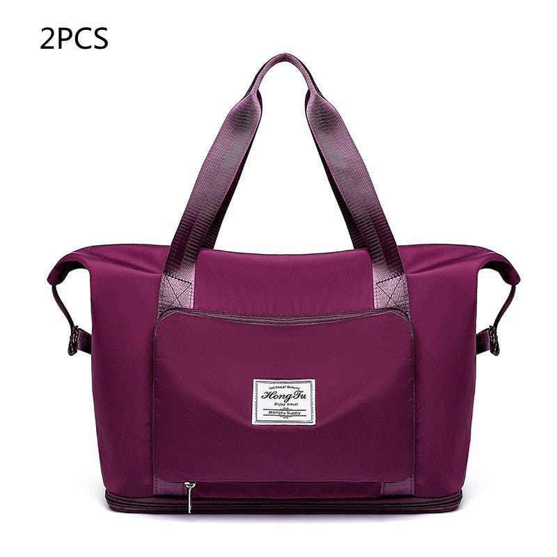 Foldable Large Capacity Women Gym Bags Shoulder Bag Women Training Travel Handle Handbag Yoga Sport Crossbody Tote Bag Women - Topezmart