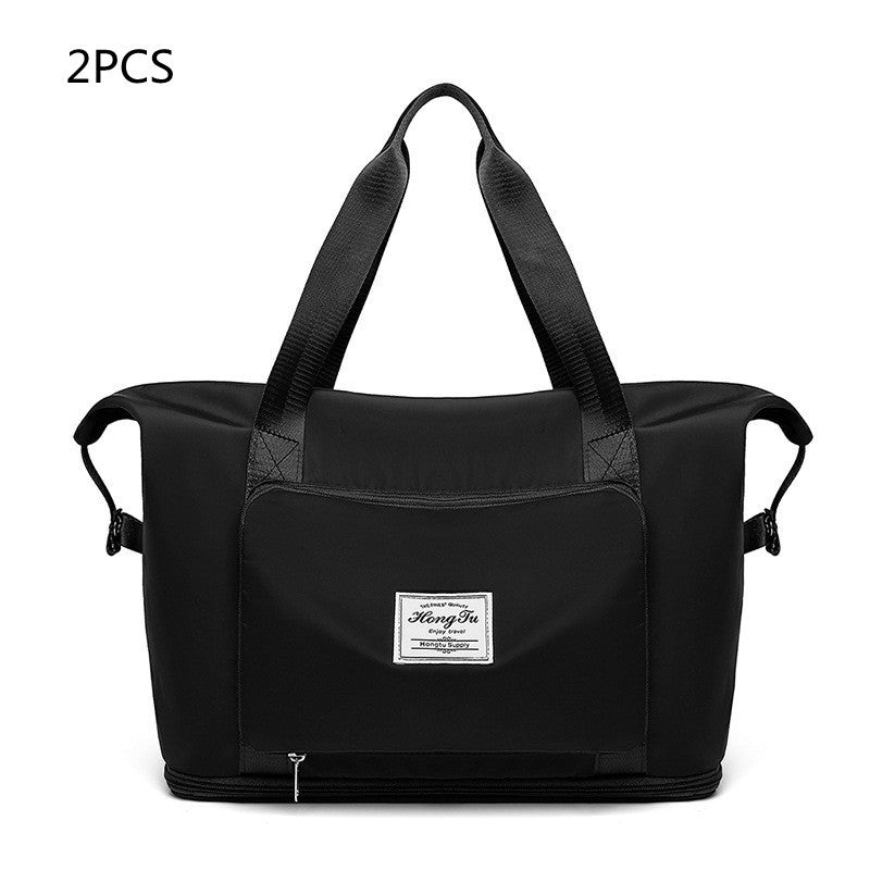 Foldable Large Capacity Women Gym Bags Shoulder Bag Women Training Travel Handle Handbag Yoga Sport Crossbody Tote Bag Women - Topezmart